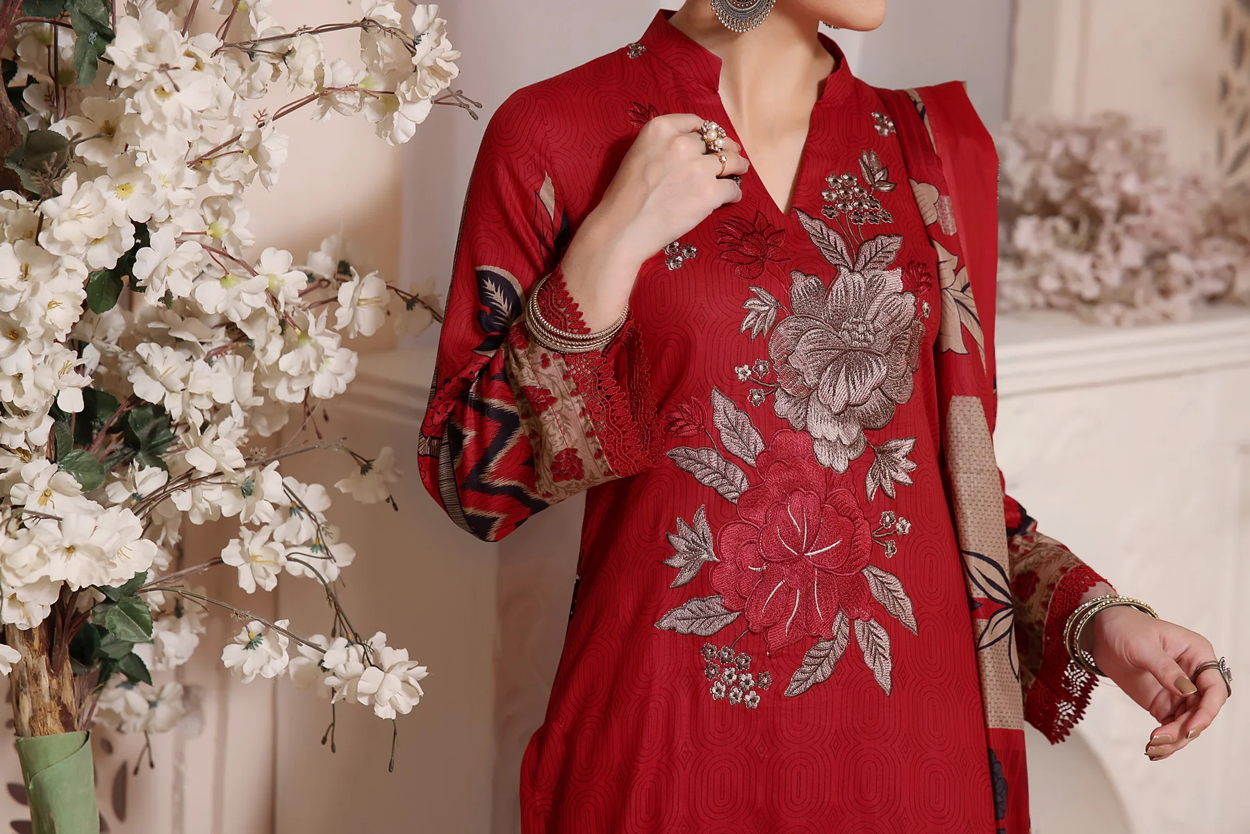 Aiman Fahad Emb Lawn D-24 - Image 3