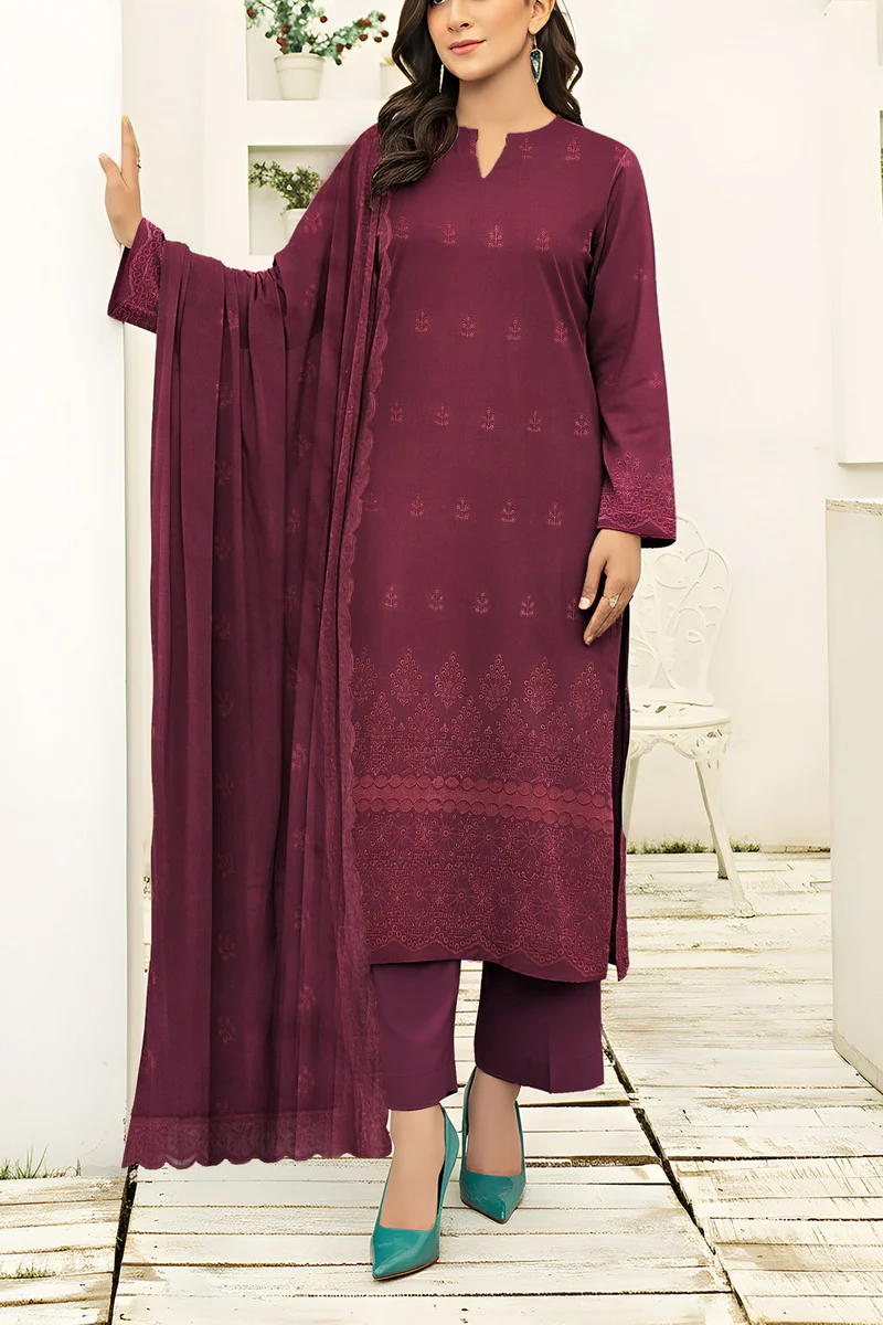 Ainaz Peach Emb D-446 - Image 2