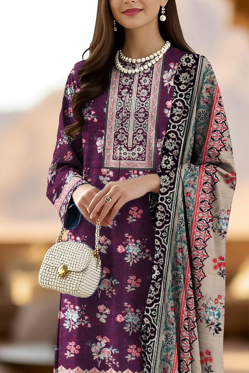 Fiza Mariyam Khaddar D-372 - Image 2