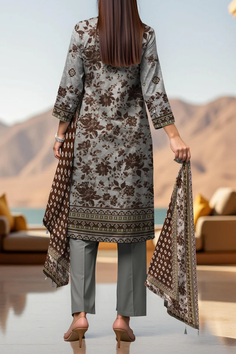Fiza Mariyam Khaddar D-374 - Image 3