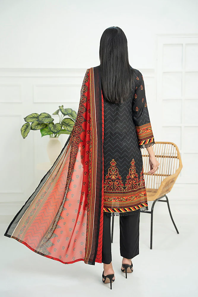 Haseen Emb Lawn D-103 - Image 3