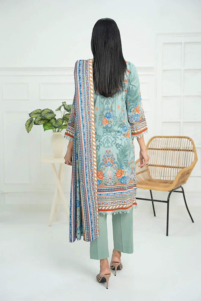 Haseen Emb Lawn D-109 - Image 3
