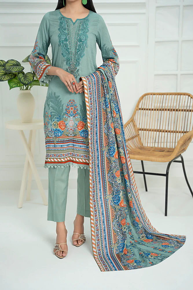 Haseen Emb Lawn D-109 - Image 4