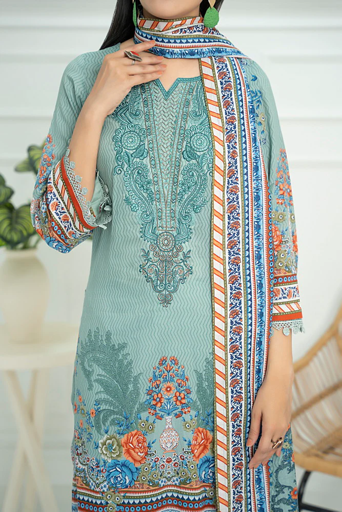 Haseen Emb Lawn D-109 - Image 5