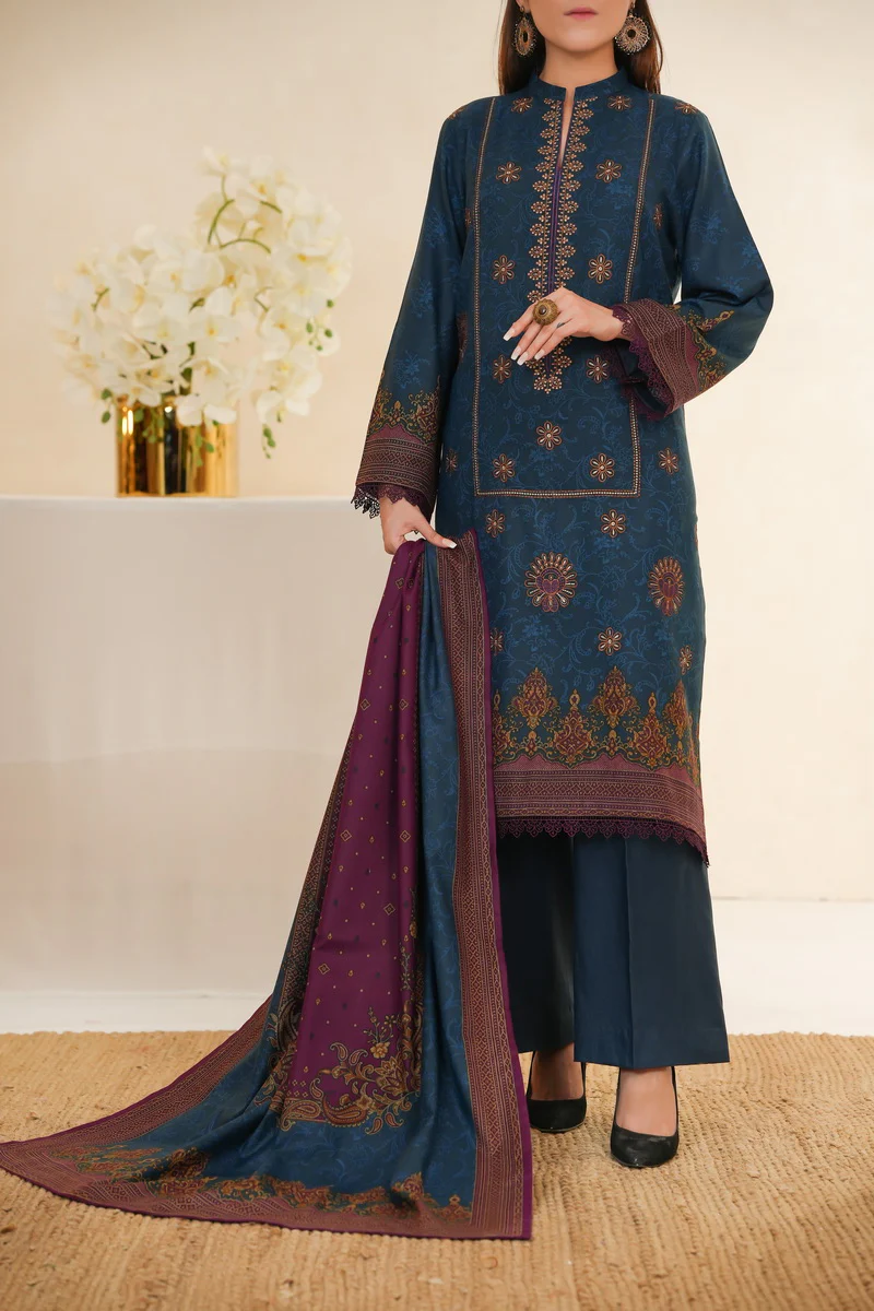 Mahnoor Emb Dhanak D-367 - Image 4