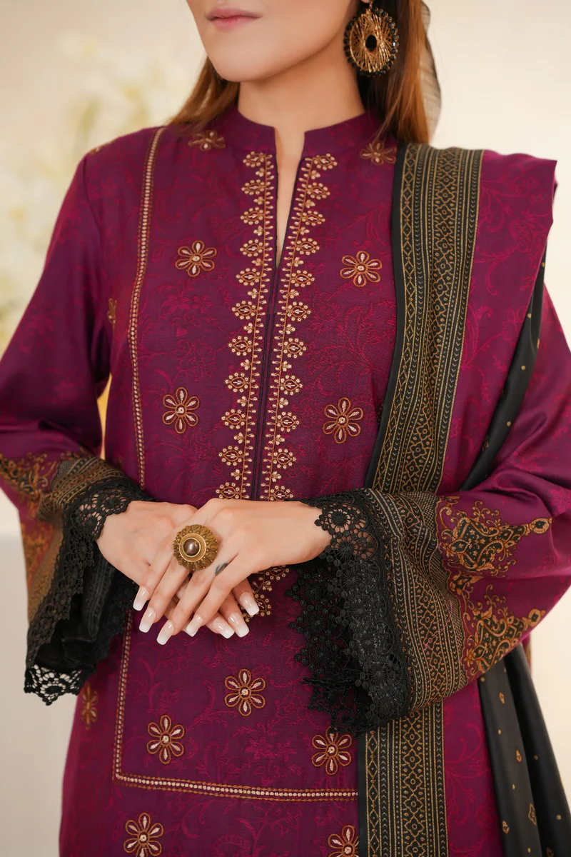 Mahnoor Emb Dhanak D-370 - Image 2