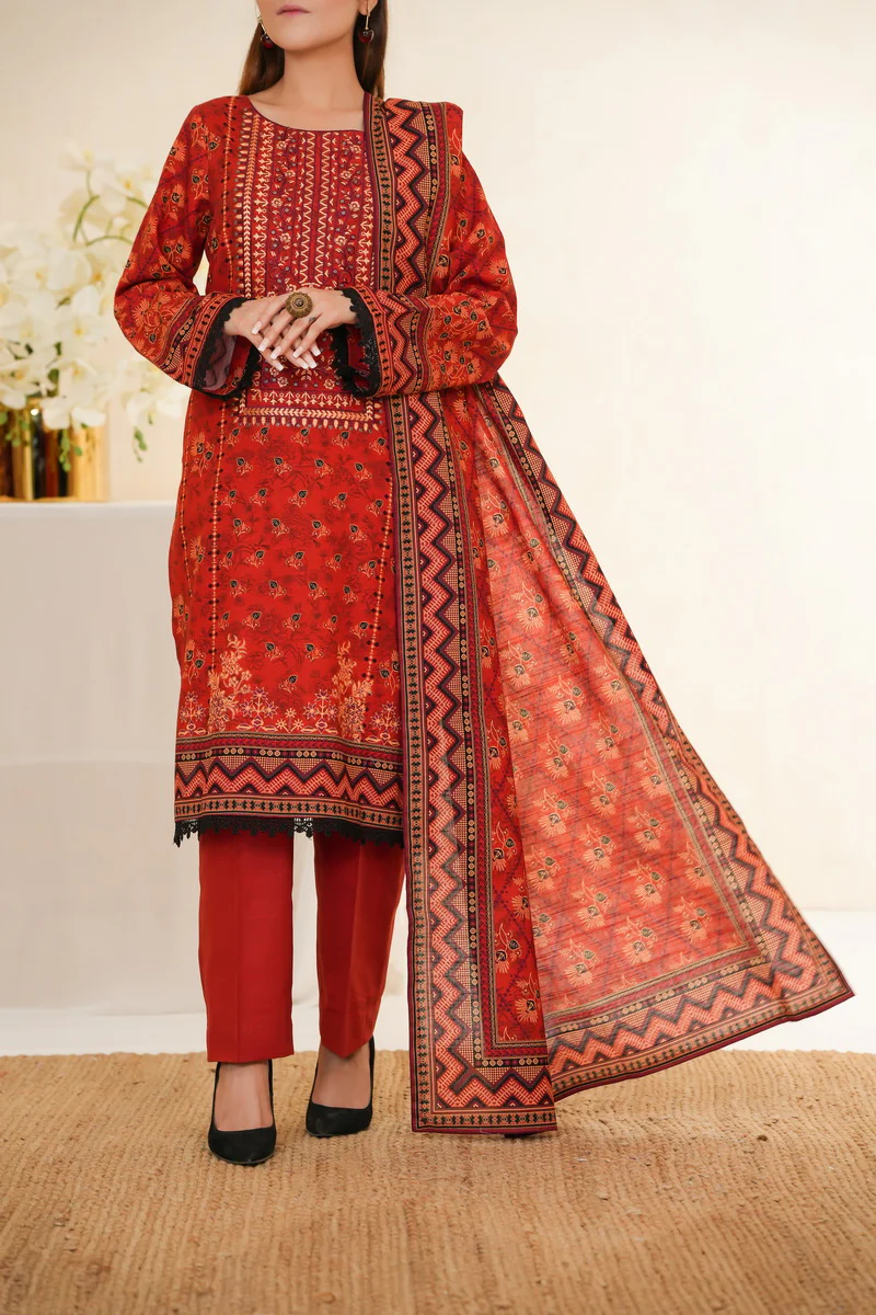 Mahnoor Emb Khaddar D-362 - Image 4