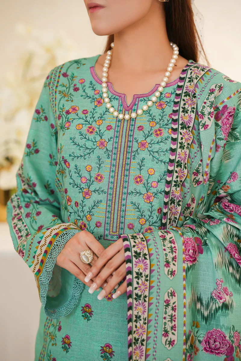 Mahnoor Emb Khaddar D-363 - Image 2