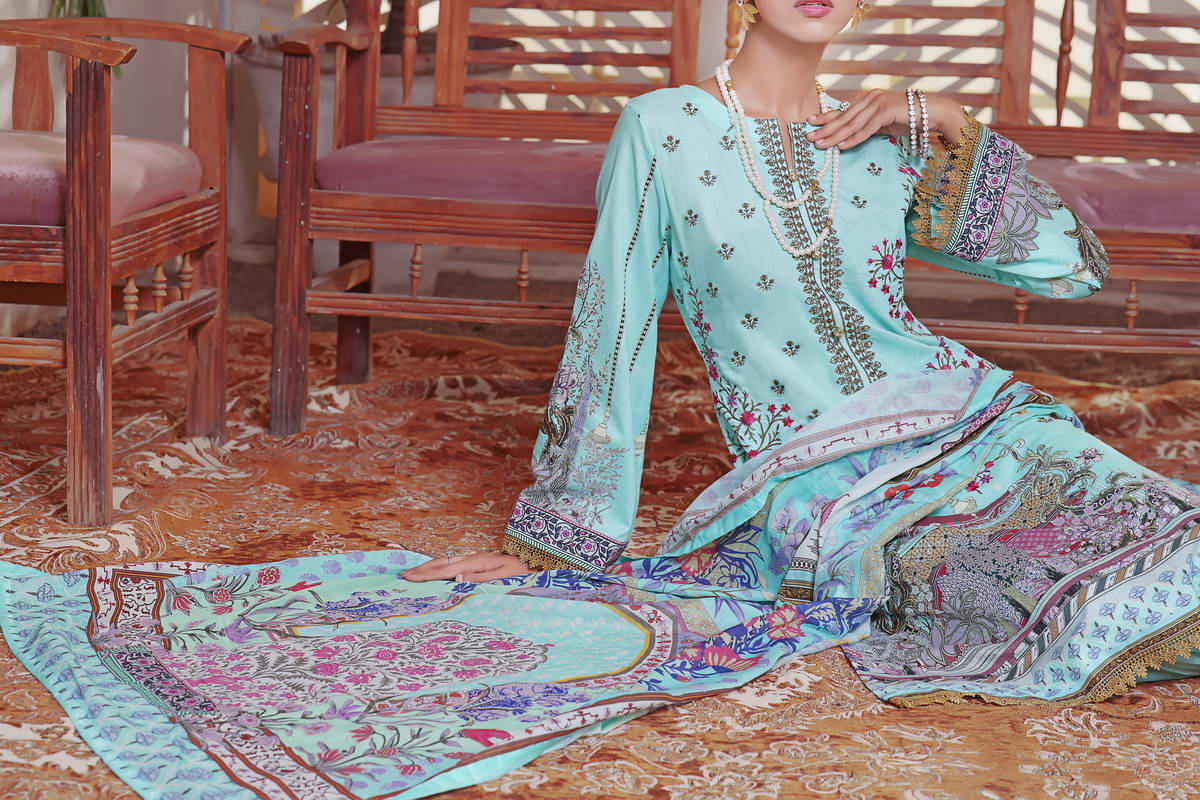 Misri Emb Lawn D-180 - Image 3
