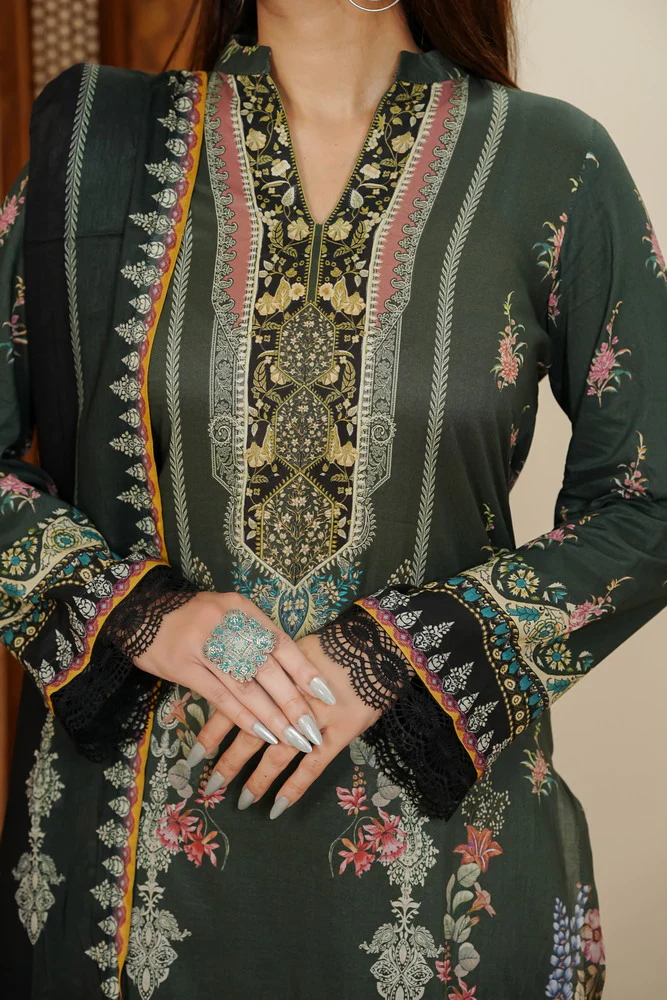 Misri Print Lawn D-2411 - Image 5
