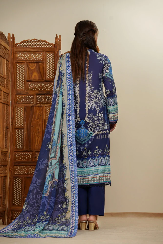 Misri Print Lawn D-2413 - Image 3