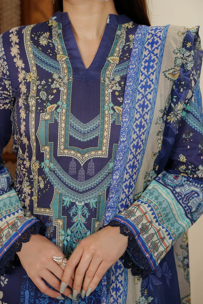 Misri Print Lawn D-2413 - Image 5