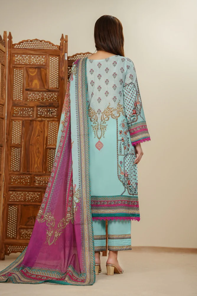 Misri Print Lawn D-2414 - Image 3