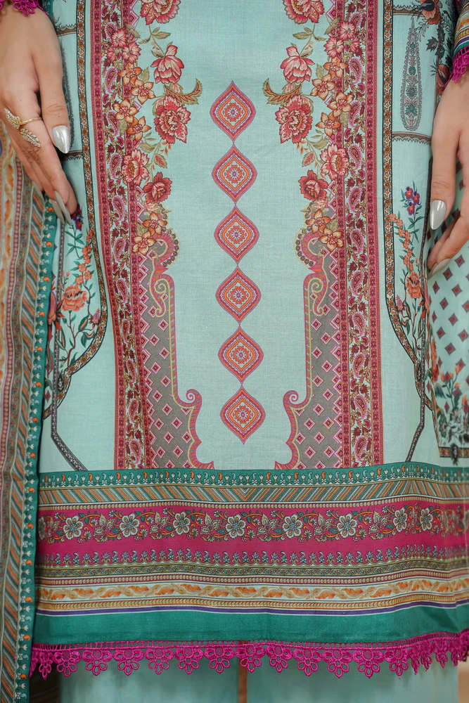 Misri Print Lawn D-2414 - Image 5