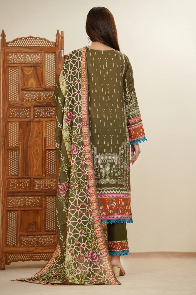 Misri Print Lawn D-2416 - Image 3