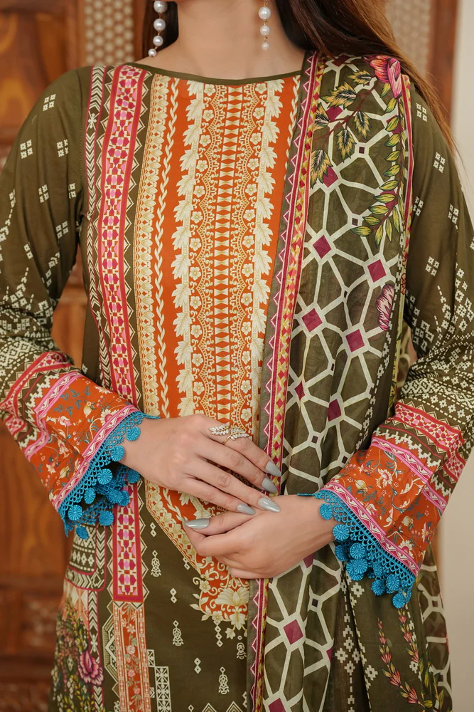 Misri Print Lawn D-2416 - Image 5