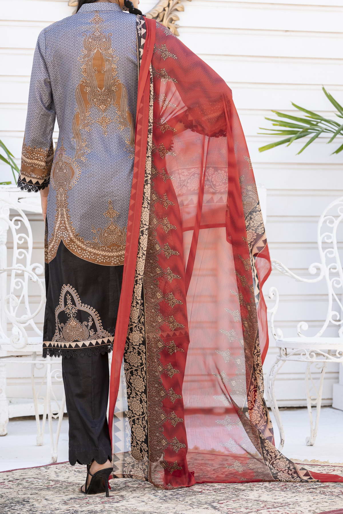 Reshma Emb Lawn D-04 - Image 3