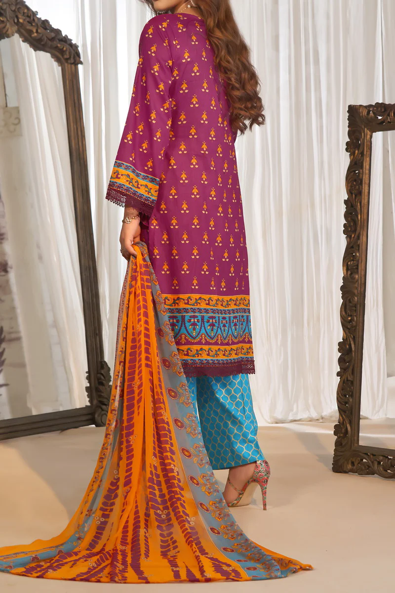 Reshma Emb Lawn D-61 - Image 3