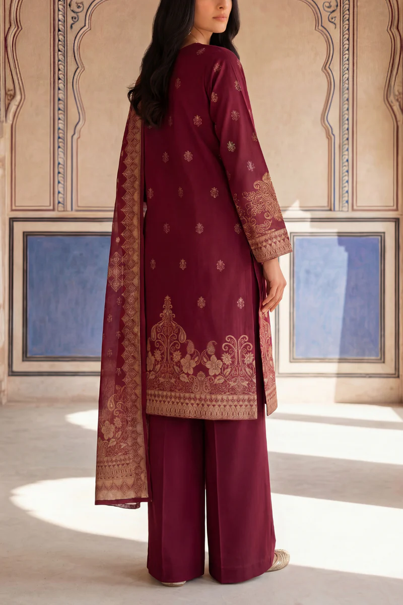 Roshan Jacquard Lawn D-491 - Image 3