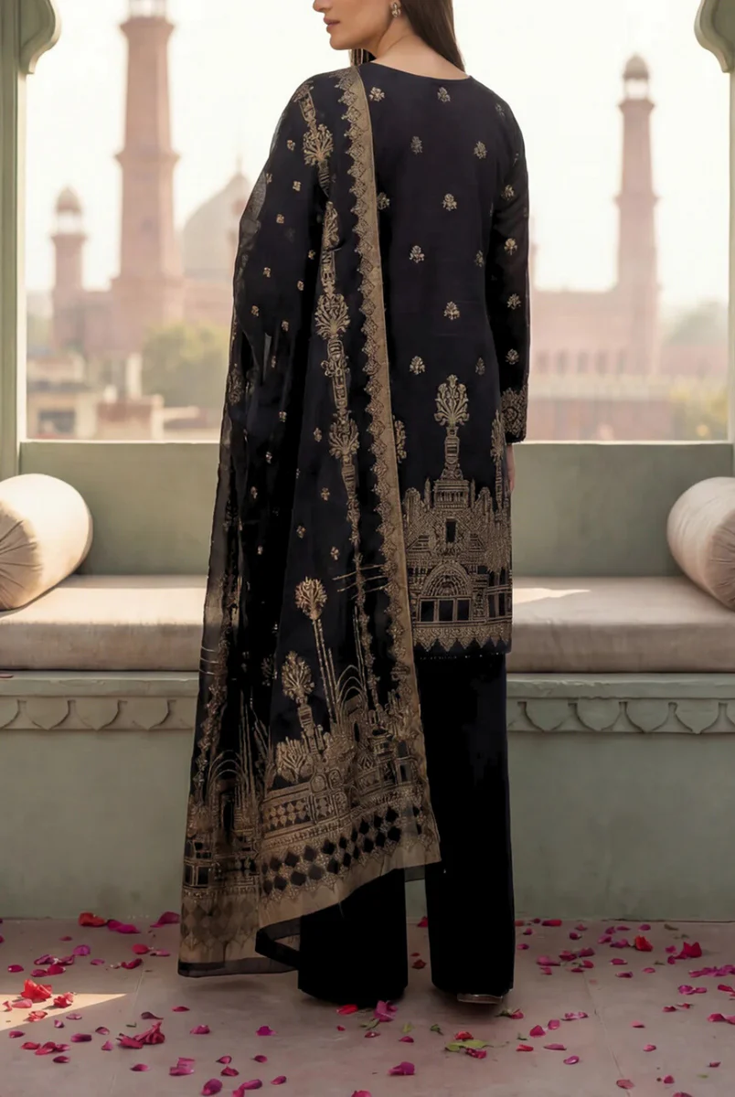 Roshan Jacquard Lawn D-495 - Image 4