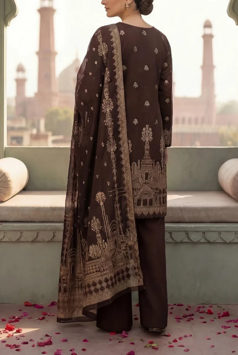 Roshan Jacquard Lawn D-496 - Image 3