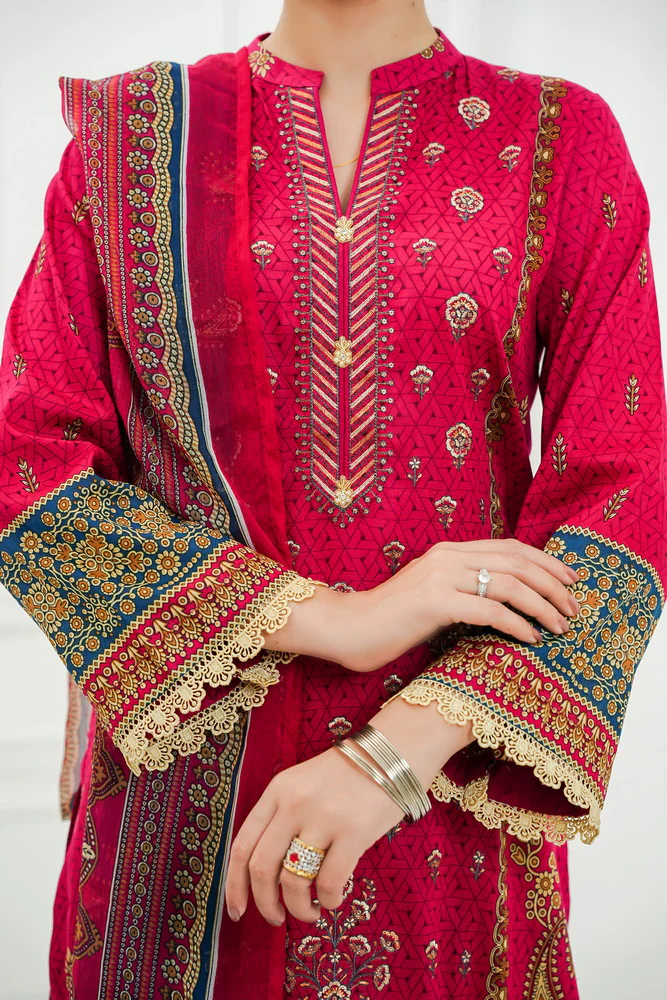 Sauda Saad Emb Lawn D-174 - Image 4
