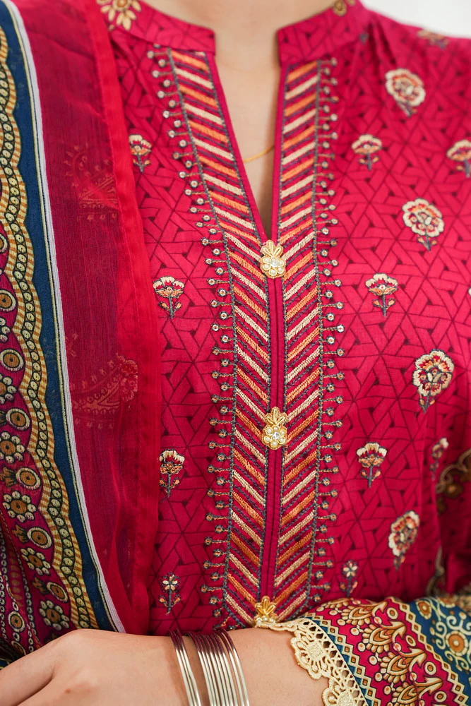 Sauda Saad Emb Lawn D-174 - Image 5