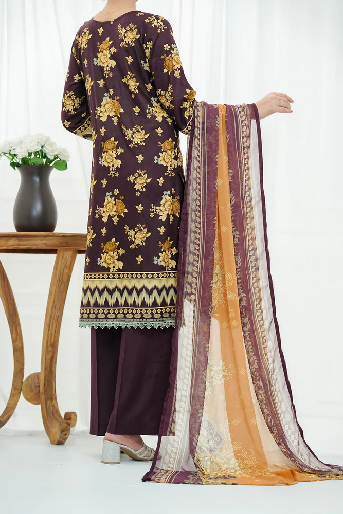 Sauda Saad Emb Lawn D-175 - Image 3