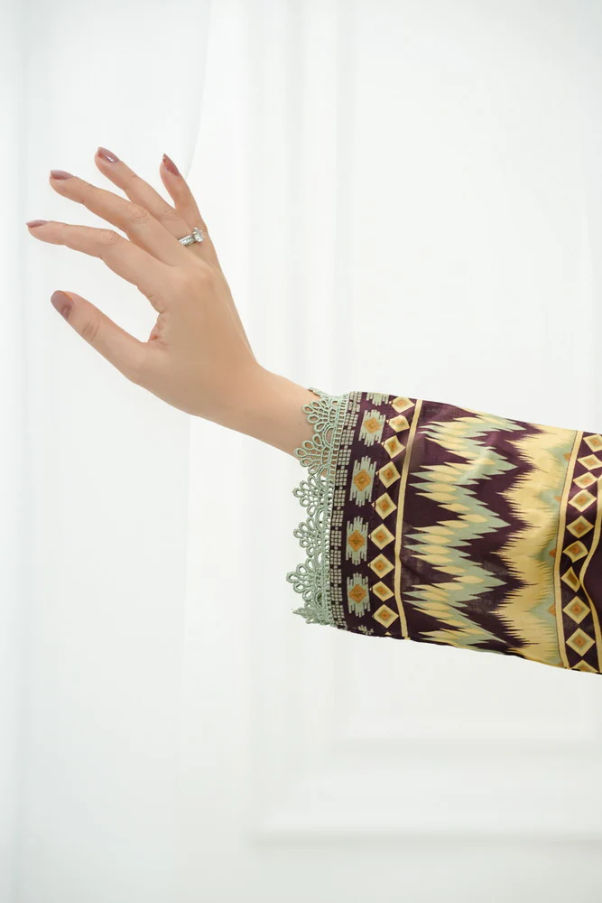 Sauda Saad Emb Lawn D-175 - Image 5