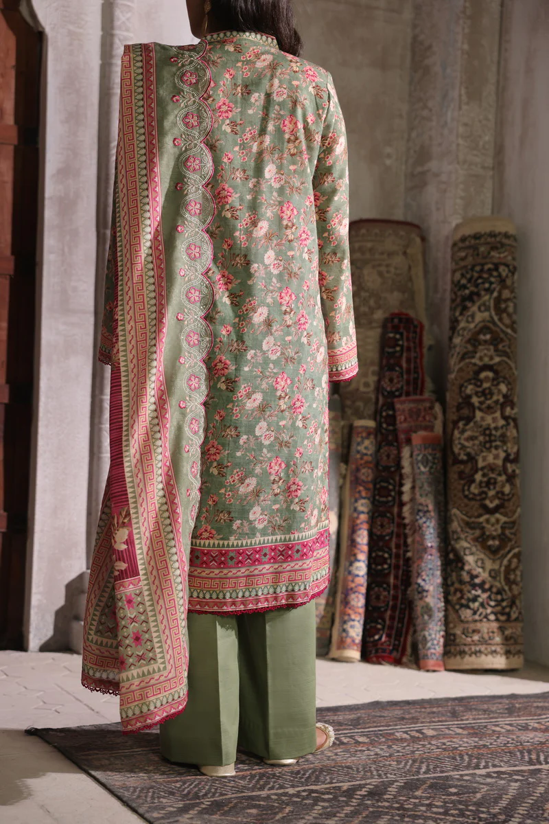 Shahkar Emb Khaddar D-008 - Image 3