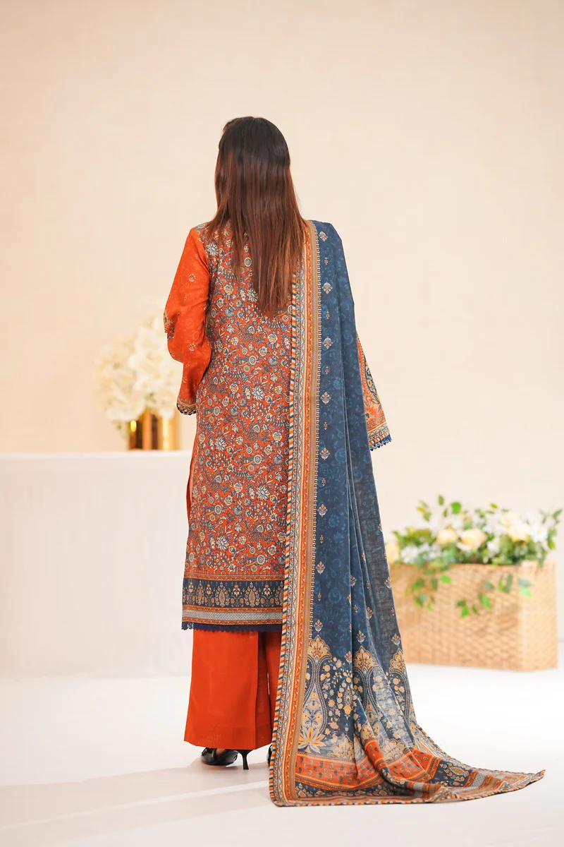 Shahkar Emb Khaddar D-013 - Image 3