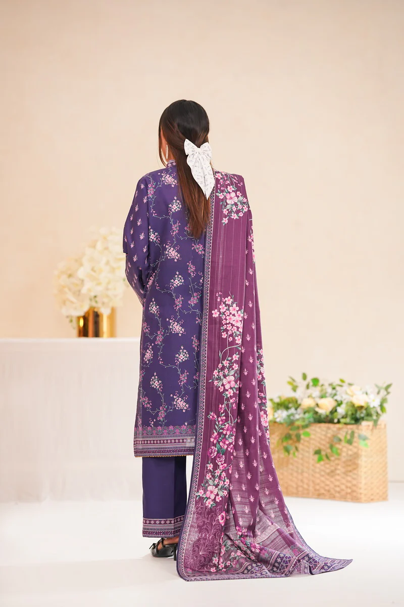 Shahkar Emb Khaddar D-014 - Image 3