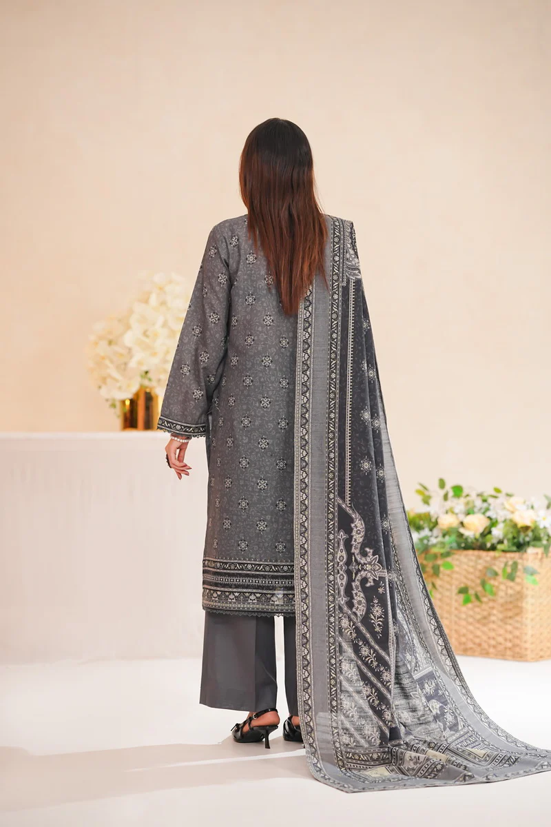 Shahkar Emb Khaddar D-015 - Image 3