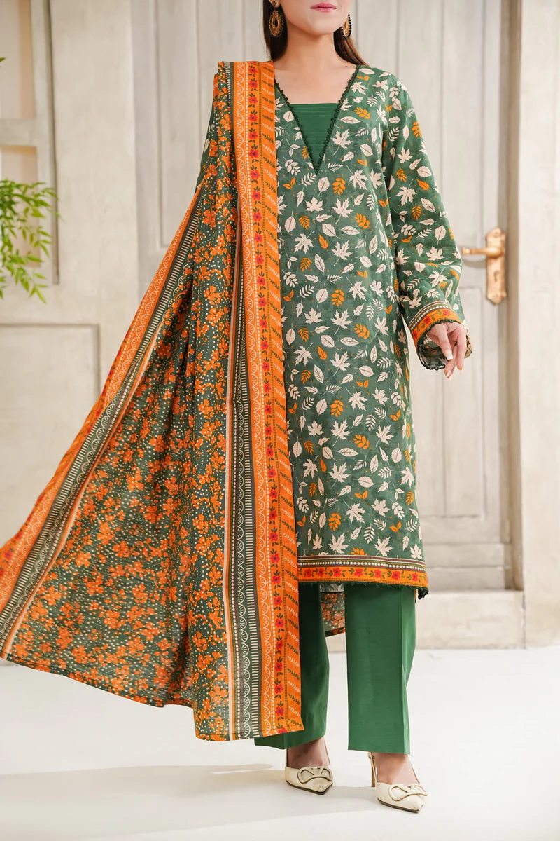 Shahkar Print Khaddar D-5515 - Image 2