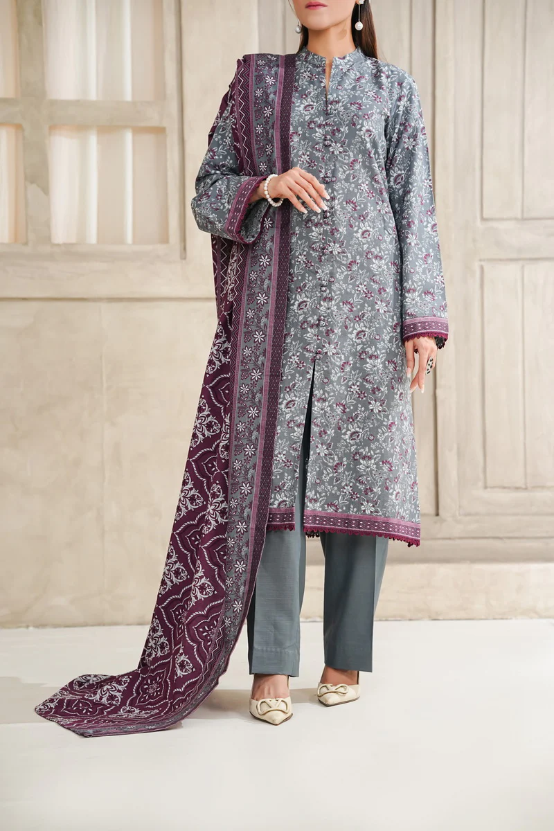 Shahkar Print Khaddar D-5518 - Image 2