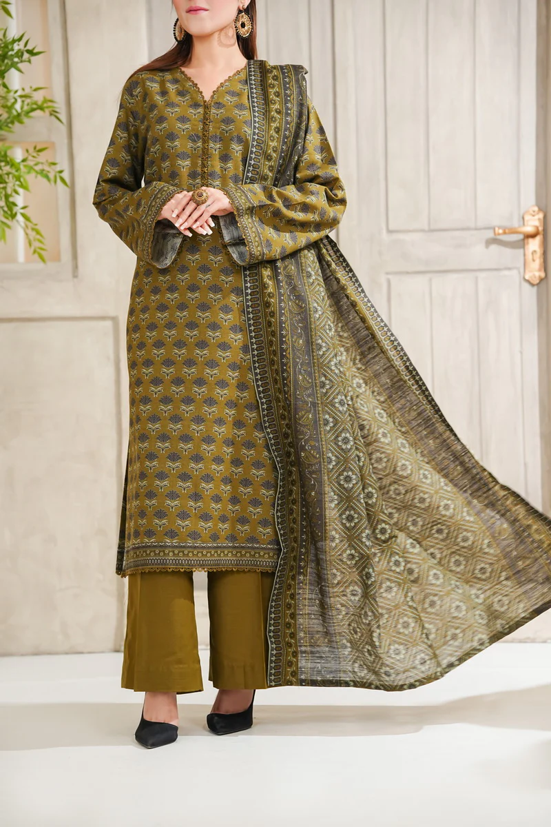 Shahkar Print Khaddar D-5519 - Image 4